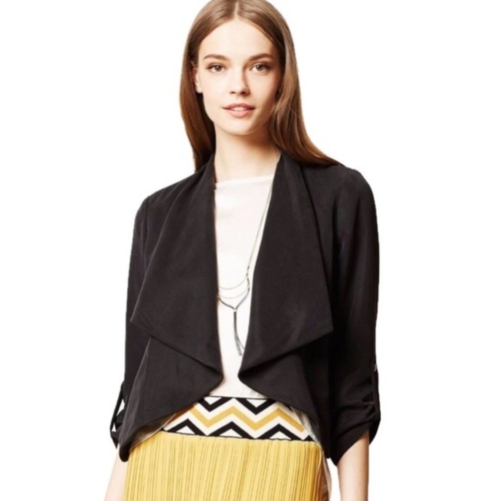 Anthropologie Cartonnier Travelogue Draped Jacket